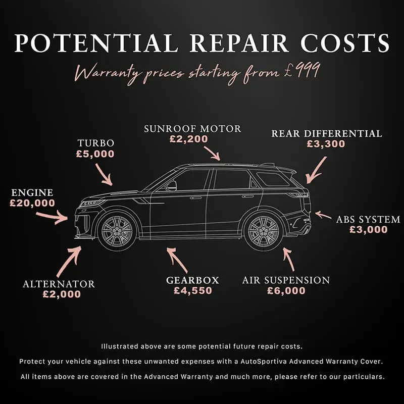 Potential Repair Costs infographic